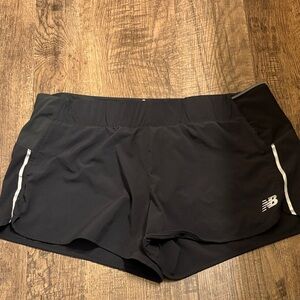 New Balance Women's Black Athletic Running Fitness Workout Shorts